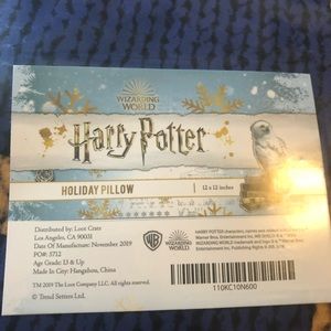 Harry Potter Holiday Pillow